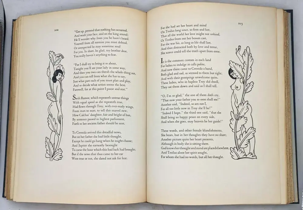 Troilus and Cressida - Illustrated by Eric Gill 1932