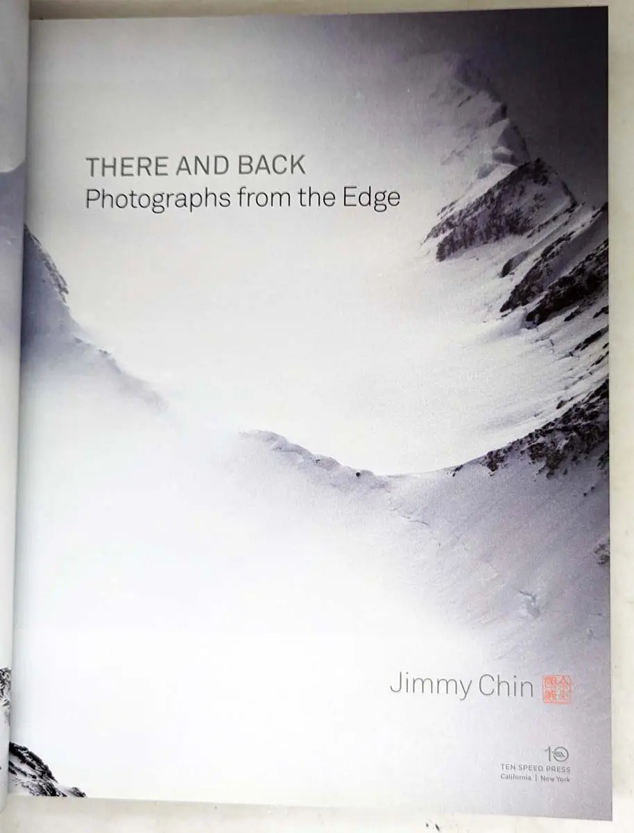 There and Back: Photographs from the Edge - Jimmy Chin 2021 | SIGNED There and Back: Photographs from the Edge - Jimmy Chin 2021 | SIGNED