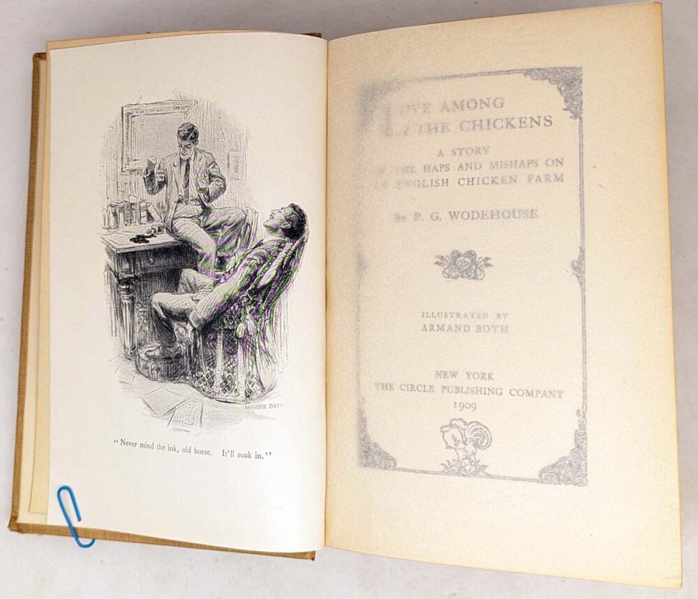 Love Among the Chickens - P.G. Wodehouse 1909 | 1st Edition