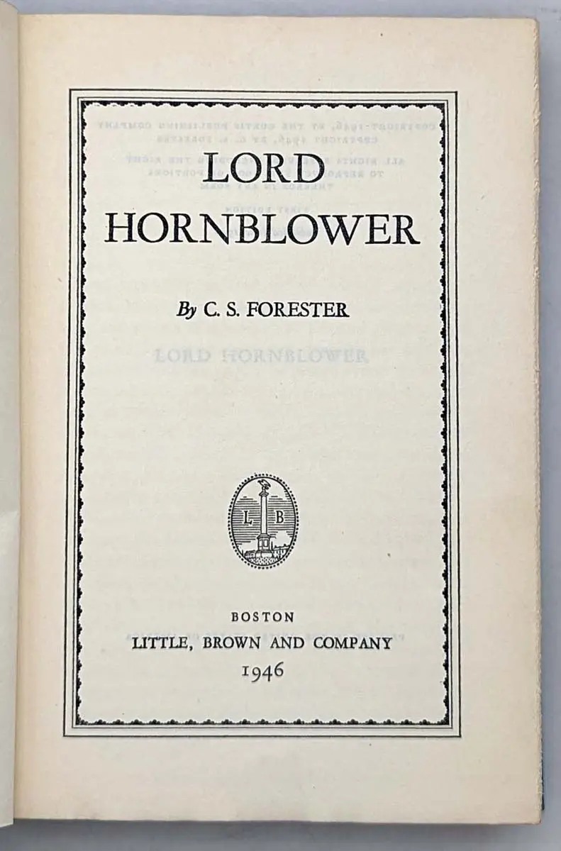 Lord Hornblower - C.S. Forester 1946 | 1st Edition