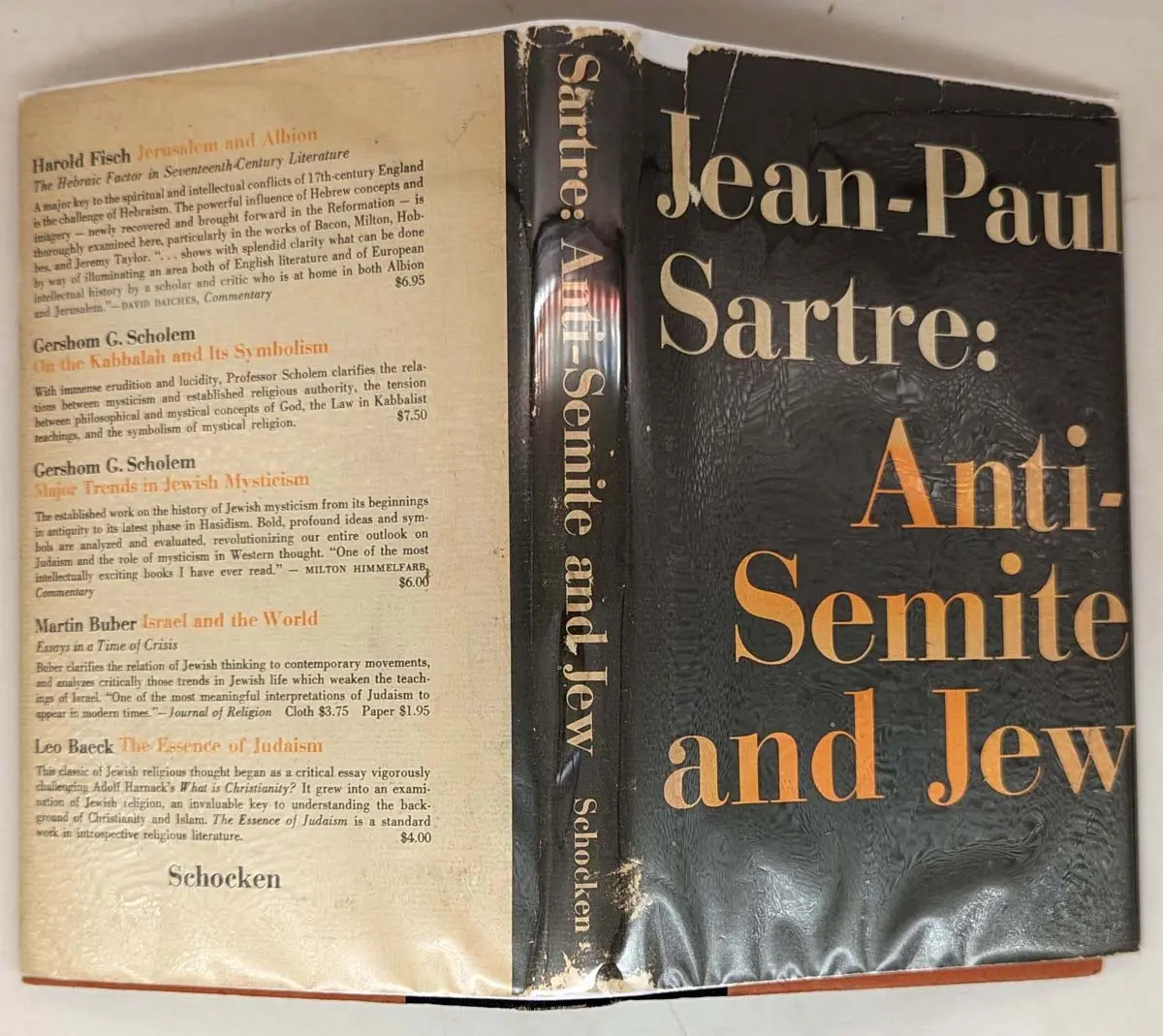 Anti-Semite and Jew - Jean-Paul Sartre 1948 | 1st Edition