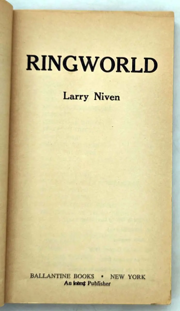 Ringworld - Larry Niven 1970 | 1st Edition