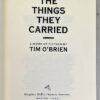 The Things They Carried - Tim O'Brien 1990 | 1st Edition