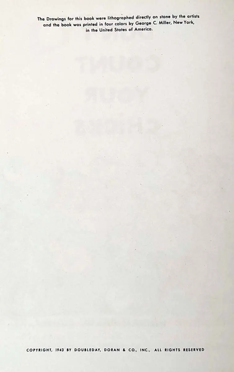 Don’t Count Your Chicks - Ingri and Edgar Parin d’Aulaire 1943 | 1st Edition Don’t Count Your Chicks - Ingri and Edgar Parin d’Aulaire 1943 | 1st Edition