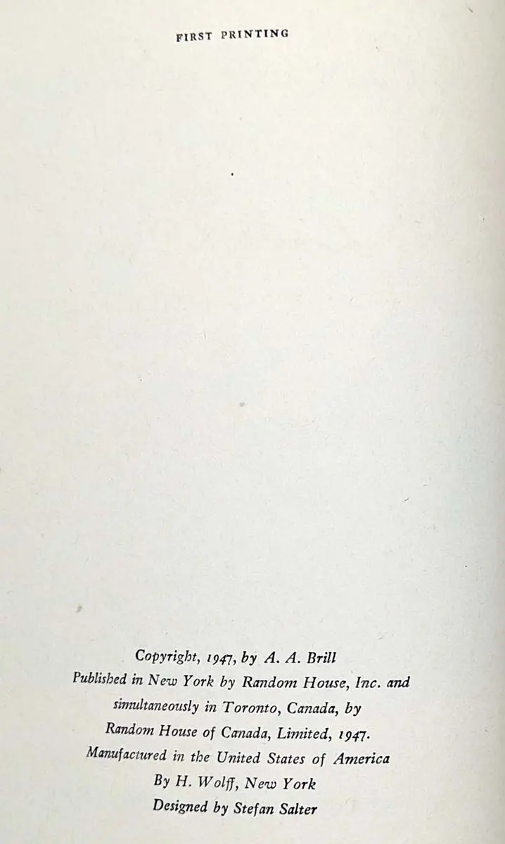 Leonardo da Vinci A Study in Psychosexuality - Sigmund Freud 1947 | 1st Edition