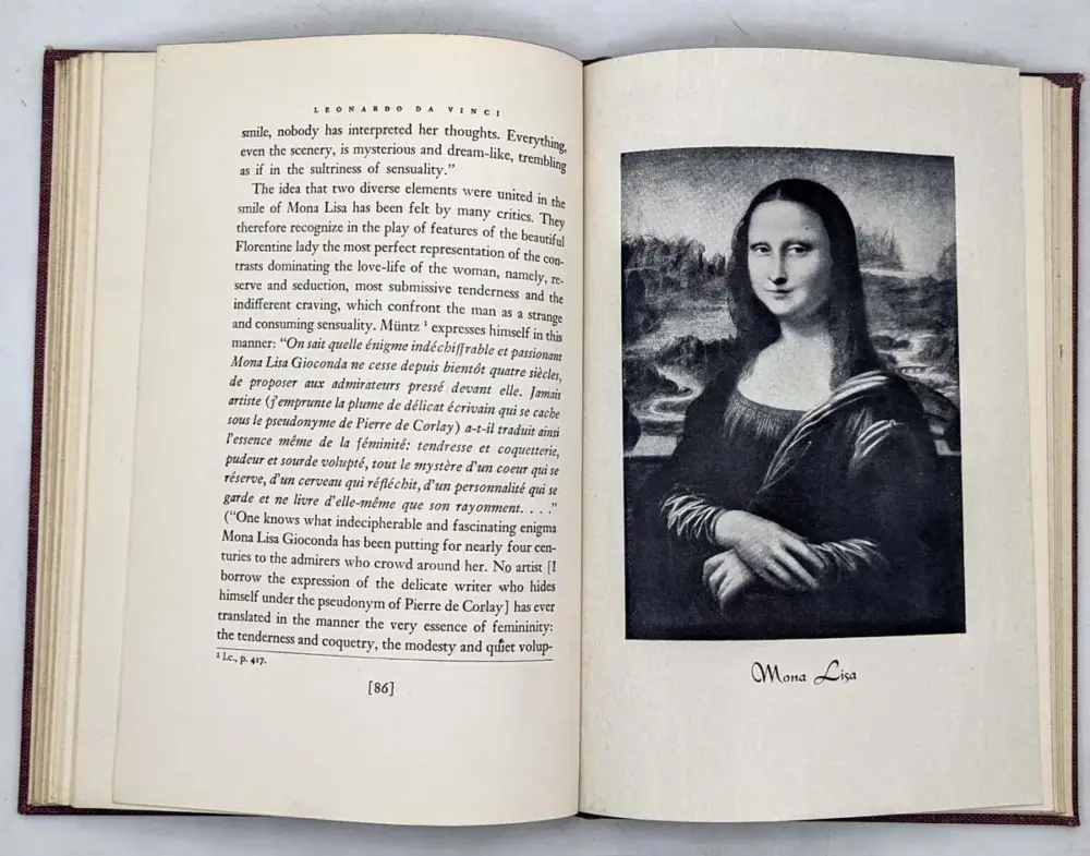 Leonardo da Vinci A Study in Psychosexuality - Sigmund Freud 1947 | 1st Edition