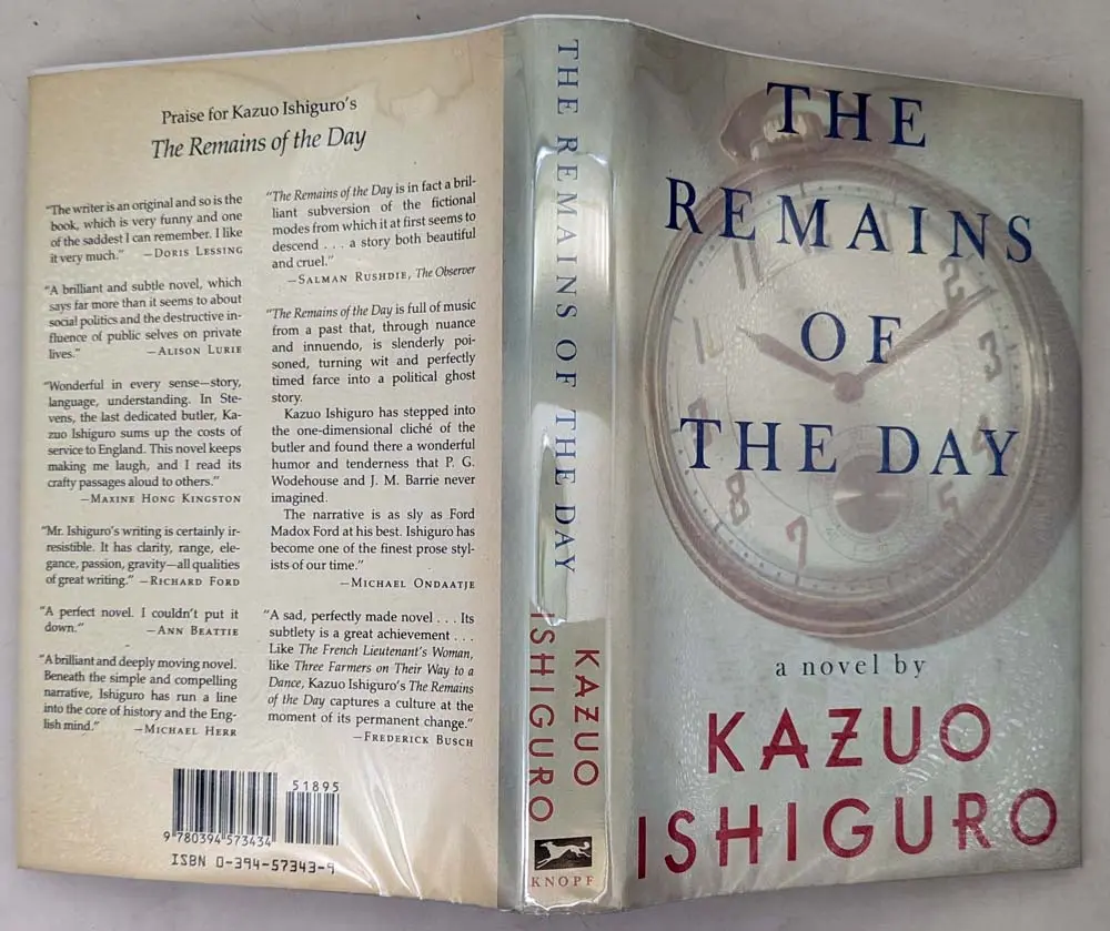 Remains of the Day - Kazuo Ishiguro 1989 | 1st Edition