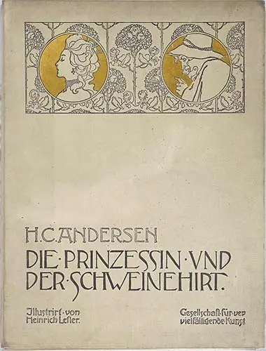 Heinrich Lefler - Die Prinzessin und der Schweinehirt 1897 Heinrich Lefler - Die Prinzessin und der Schweinehirt 1897