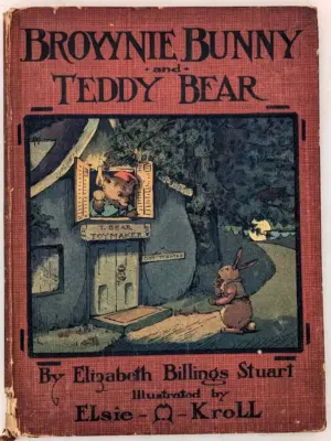 Brownie Bunny and Teddy Bear - Elizabeth Billings Stuart 1916