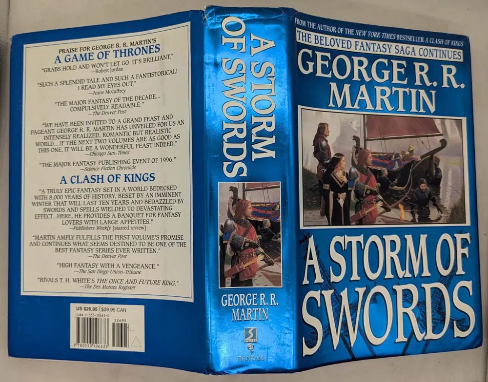 A Storm of Swords - George R.R. Martin 2000 | 1st Edition