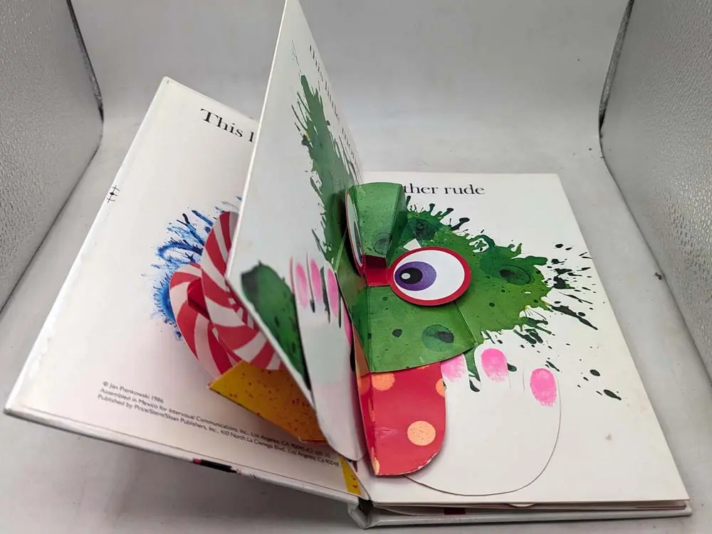 Little Monster Pop-Up Book 1996 - Jan Pieńkowski