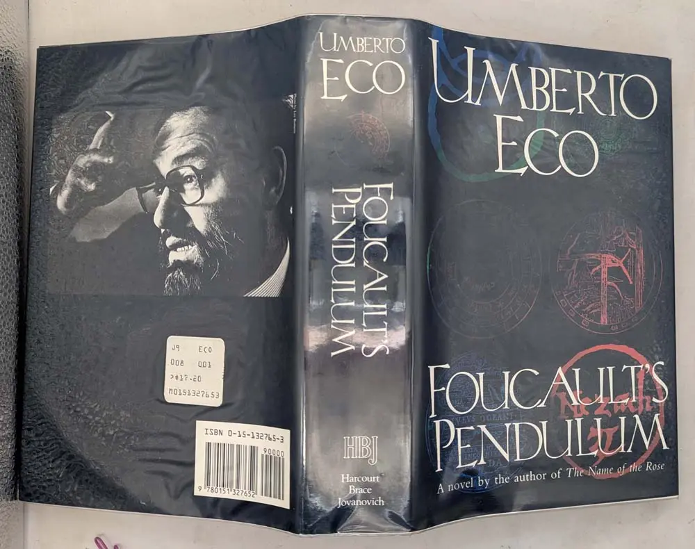 Foucault’s Pendulum - Umberto Eco 1989 | 1st Edition