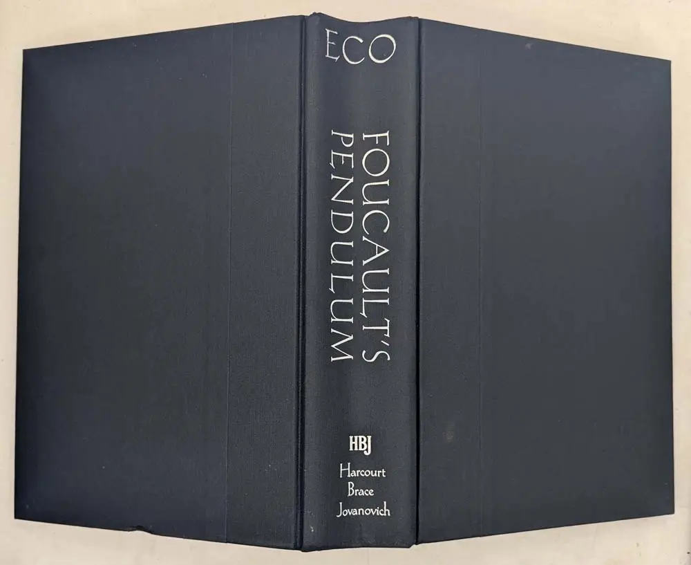 Foucault’s Pendulum - Umberto Eco 1989 | 1st Edition