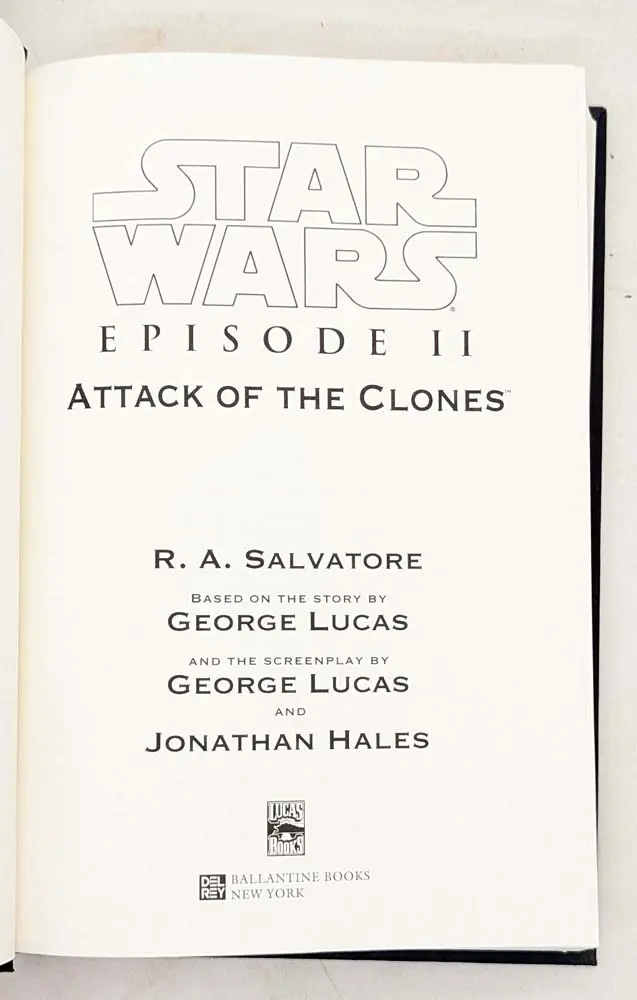 Star Wars: Episode II – Attack of the Clones - R.A. Salvatore | 1st Edition