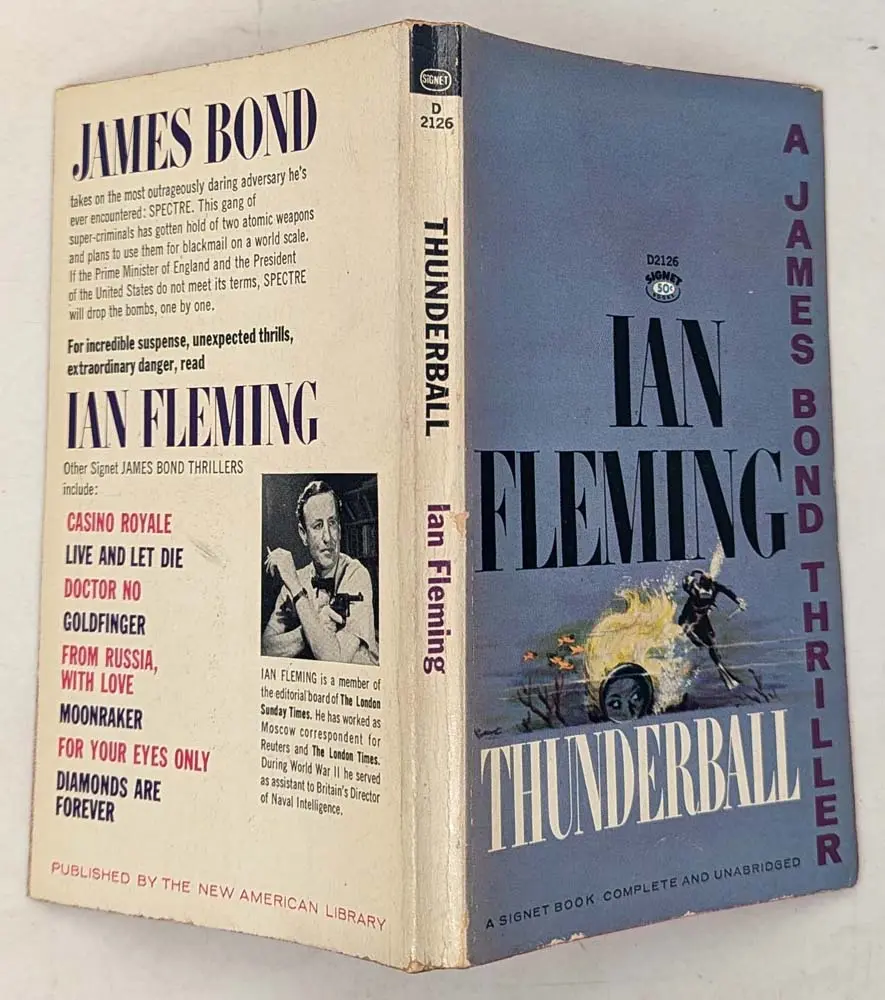 Thunderball 1962 - Ian Fleming | 1st PB Edition