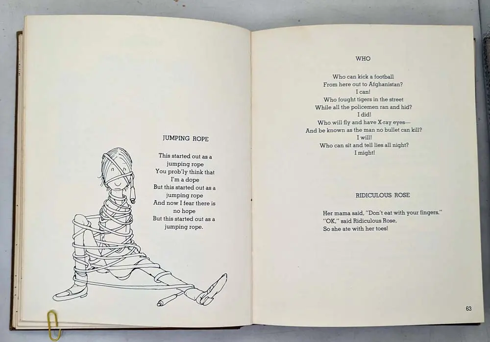 Where the Sidewalk Ends - Shel Silverstein 1974 | 1st Edition