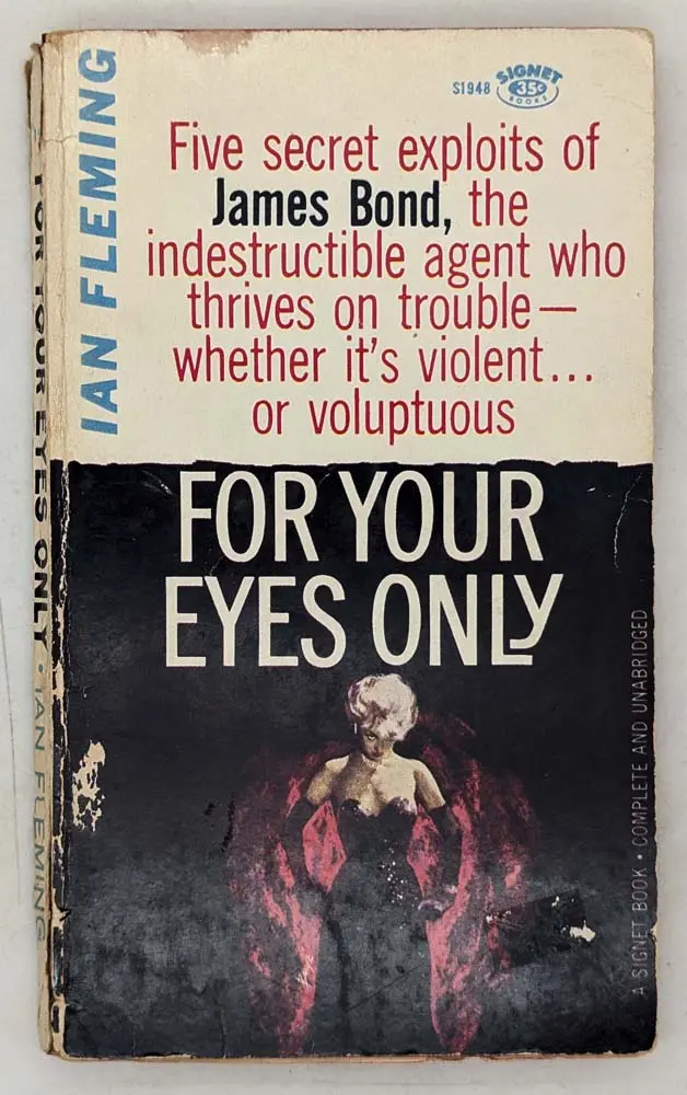 For Your Eyes Only - Ian Fleming 1961 | 1st Signet Paperback