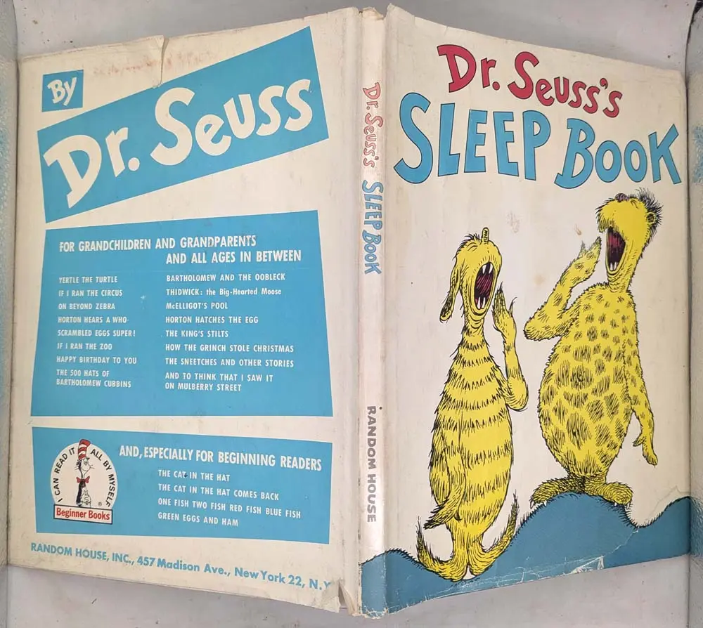 Dr. Seuss's Sleep Book 1962 | 1st Edition Dr. Seuss's Sleep Book 1962 | 1st Edition