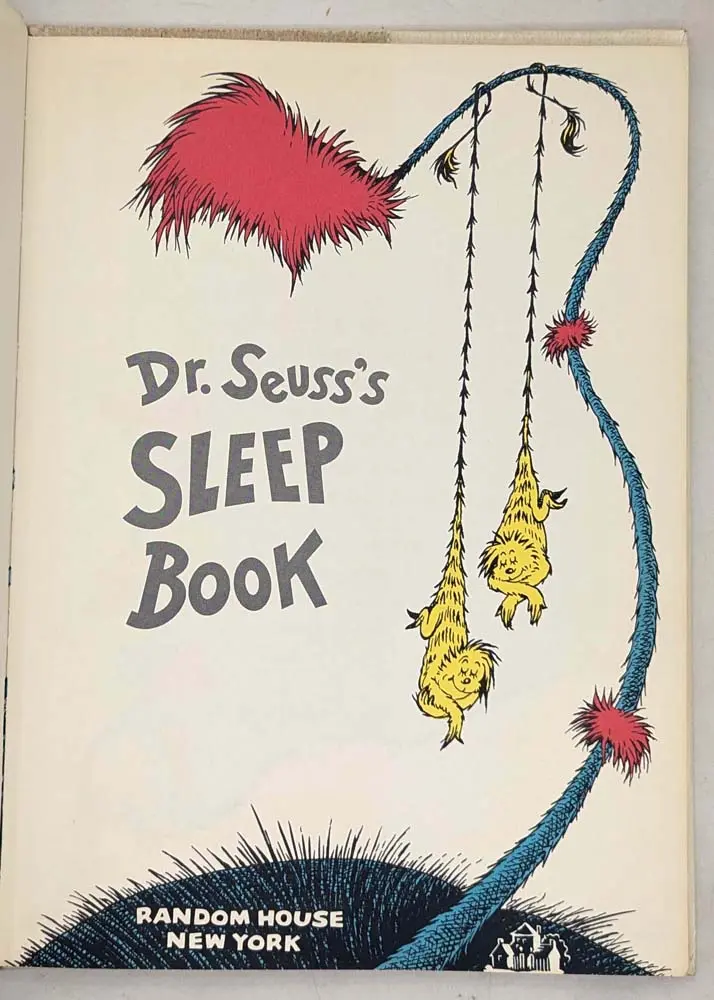 Dr. Seuss's Sleep Book 1962 | 1st Edition Dr. Seuss's Sleep Book 1962 | 1st Edition