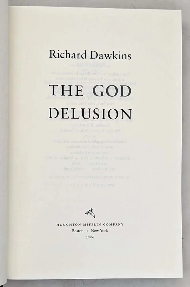 The God Delusion - Richard Dawkins 2006 | 1st Edition
