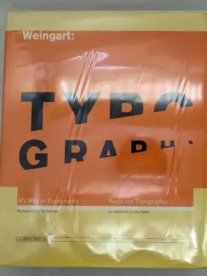 Wolfgang Weingart: My Way to Typography (2000) | 1st Edition