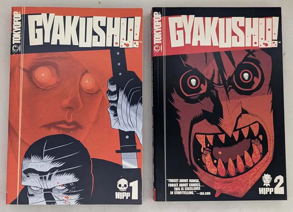 Gyakushū! (which translates to "Counterattack!" or "Revenge!") is a raw and relentless seinen manga by Hipp, a creator renowned for visceral, high-stakes survival narratives. This story plunges readers into a merciless, lawless Japan following a catastrophic economic collapse. Society has shattered, and in its place, ruthless gangs and predators rule the streets. The plot follows Kōji, an ordinary young man whose life is destroyed when his family is brutally murdered by a notorious gang. Rather than succumbing to despair, Kōji’s grief hardens into a single, all-consuming purpose: revenge. However, this is no typical tale of sudden, superhuman retribution. Gyakushū! is distinguished by its stark realism and tactical focus. Kōji is not a born fighter; he is an everyman who must consciously, painfully transform himself into a weapon. The manga meticulously details his grueling physical and psychological preparation—from intensive training and studying survival tactics to meticulously planning his assaults. Hipp’s art is gritty and unfiltered, amplifying the story’s brutal tone with detailed depictions of both violence and the decaying urban landscape. The action is chaotic and punishing, emphasizing strategy and desperation over flawless heroics. At its core, Gyakushū! is a dark exploration of the human psyche under extreme trauma, asking what price a soul pays when vengeance becomes its only reason to live. It’s a harsh, gripping saga of one man’s calculated descent into a world of violence to reclaim a sliver of justice.