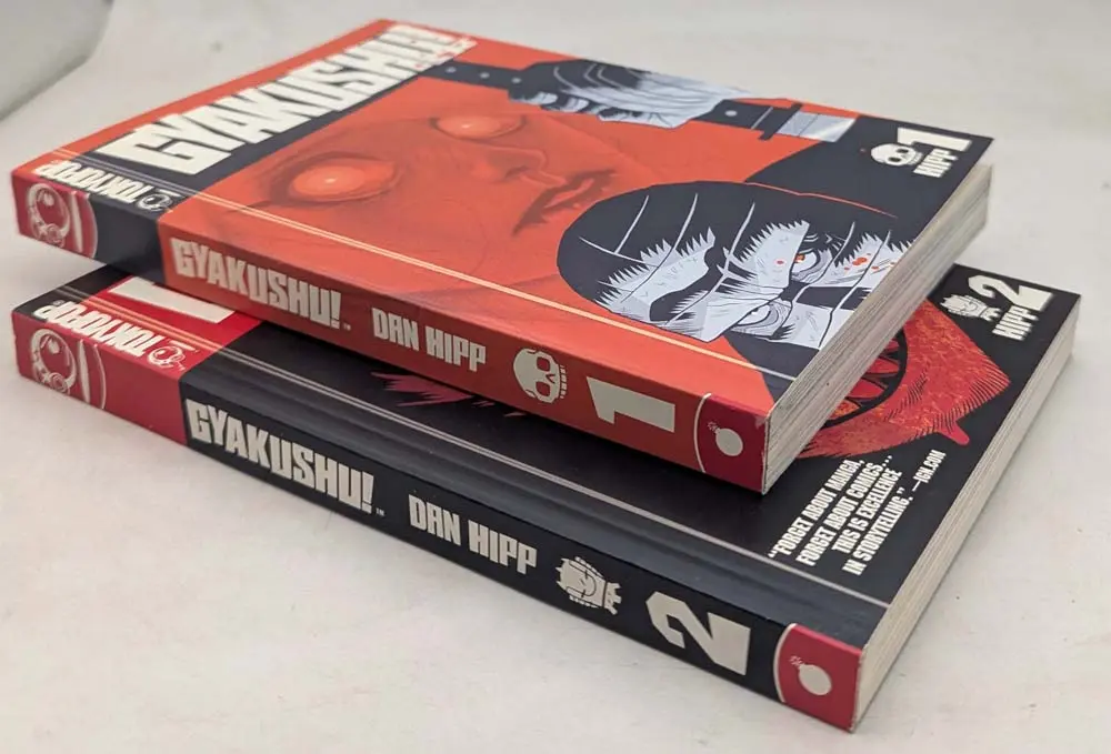 Gyakushū! (which translates to "Counterattack!" or "Revenge!") is a raw and relentless seinen manga by Hipp, a creator renowned for visceral, high-stakes survival narratives. This story plunges readers into a merciless, lawless Japan following a catastrophic economic collapse. Society has shattered, and in its place, ruthless gangs and predators rule the streets. The plot follows Kōji, an ordinary young man whose life is destroyed when his family is brutally murdered by a notorious gang. Rather than succumbing to despair, Kōji’s grief hardens into a single, all-consuming purpose: revenge. However, this is no typical tale of sudden, superhuman retribution. Gyakushū! is distinguished by its stark realism and tactical focus. Kōji is not a born fighter; he is an everyman who must consciously, painfully transform himself into a weapon. The manga meticulously details his grueling physical and psychological preparation—from intensive training and studying survival tactics to meticulously planning his assaults. Hipp’s art is gritty and unfiltered, amplifying the story’s brutal tone with detailed depictions of both violence and the decaying urban landscape. The action is chaotic and punishing, emphasizing strategy and desperation over flawless heroics. At its core, Gyakushū! is a dark exploration of the human psyche under extreme trauma, asking what price a soul pays when vengeance becomes its only reason to live. It’s a harsh, gripping saga of one man’s calculated descent into a world of violence to reclaim a sliver of justice.