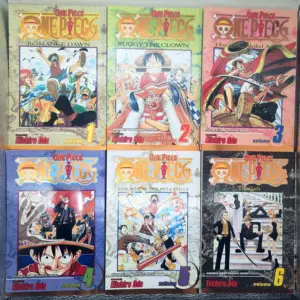 One Piece Manga Vols. 1-6 - Eiichiro Oda 1997 | 1st Edition