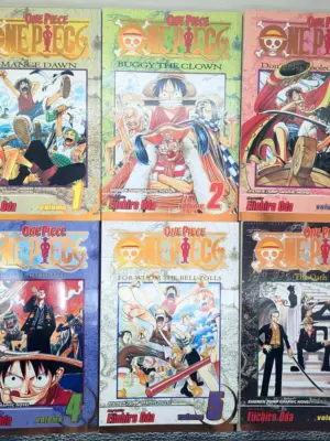 One Piece Manga Vols. 1-6 - Eiichiro Oda 1997 | 1st Edition