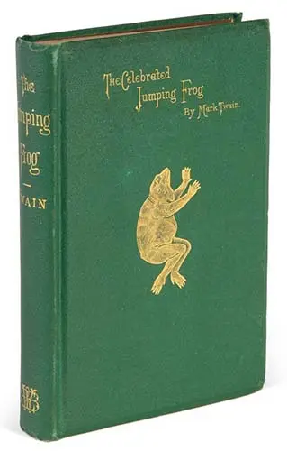 twain-frog Mark Twain - Celebrated Jumping Frog of Calaveras County - First edition