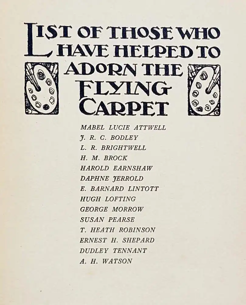 The Flying Carpet - Cynthia Asquith 1925s | 1st Edition