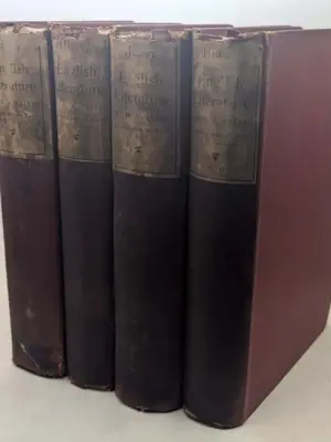 History of English Literature 4 vols - H.A. Taine 1883