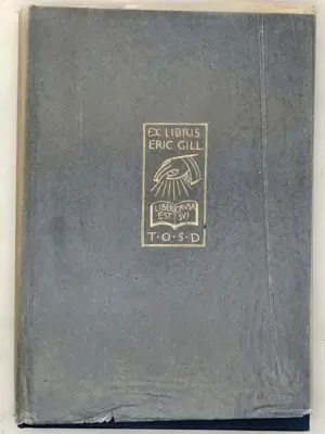 Eric Gill: A Bibliography - Evan R. Gill 1974