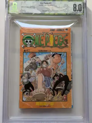 BGS 8.0 One Piece #12 Graded Manga - Eiichiro Oda 2000 | 1st Printing