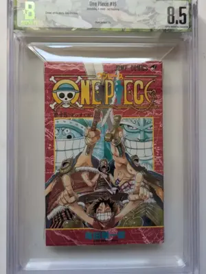 BGS 8.5 One Piece #15 Graded Manga - Eiichiro Oda 2000 | 1st Printing