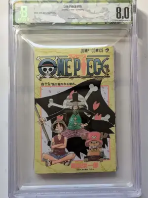 BGS 8.0 One Piece #16 Graded Manga - Eiichiro Oda 2000 | 1st Printing