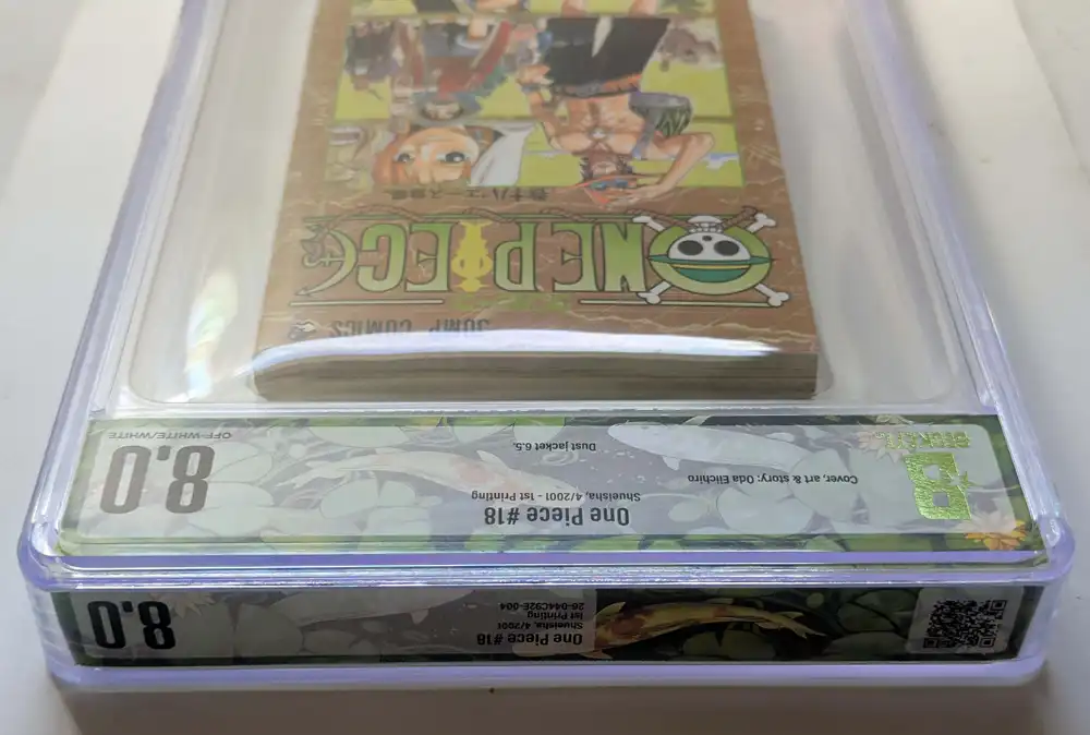 BGS 8.0 One Piece #18 Graded Manga - Eiichiro Oda 2001 | 1st Printing