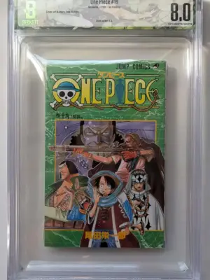 BGS 8.0 One Piece #19 Graded Manga - Eiichiro Oda 2001 | 1st Printing