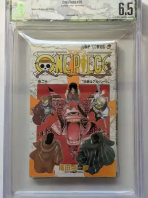 BGS 6.5 One Piece #20 Graded Manga - Eiichiro Oda 2001 | 1st Printing
