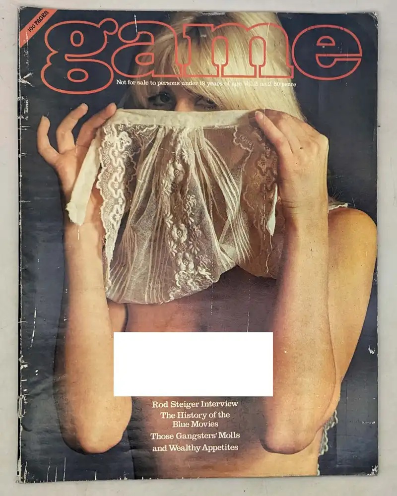 Game Vintage Adult Magazine - February 1975
