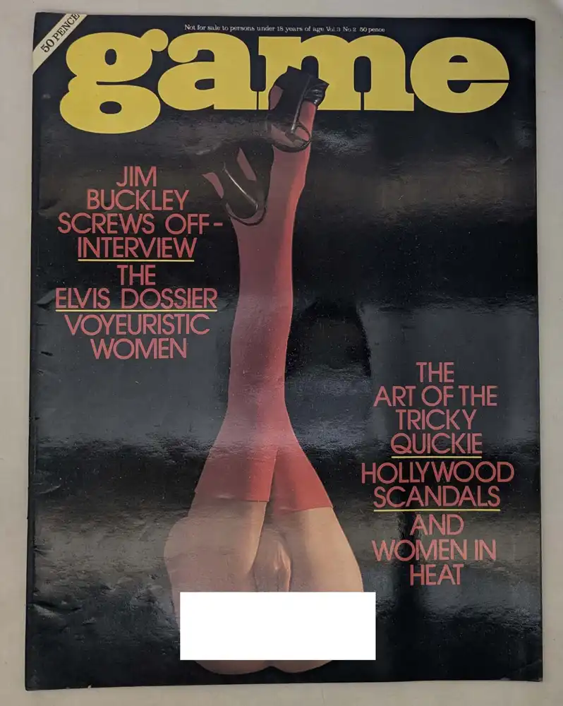 Game Vintage Adult Magazine - February 1976