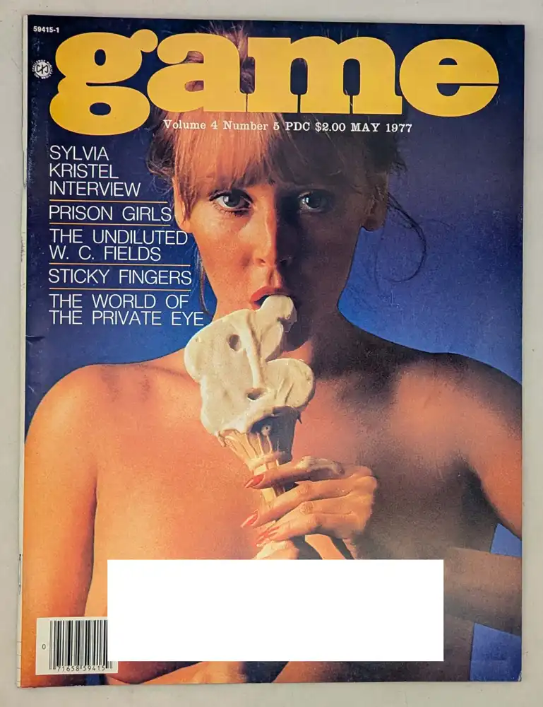Game Vintage Adult Magazine - May 1977