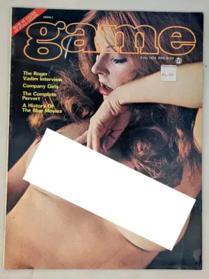 Game Vintage Adult Magazine - June 1975