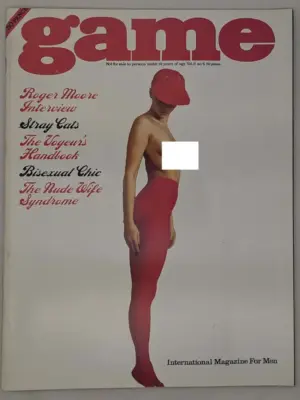 Game Vintage Adult Magazine - April 1975