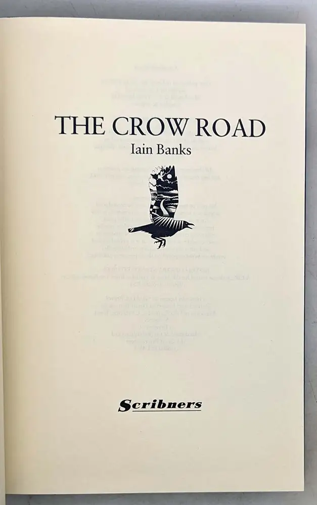 The Crow Road - Iain Banks 1992 | 1st Edition
