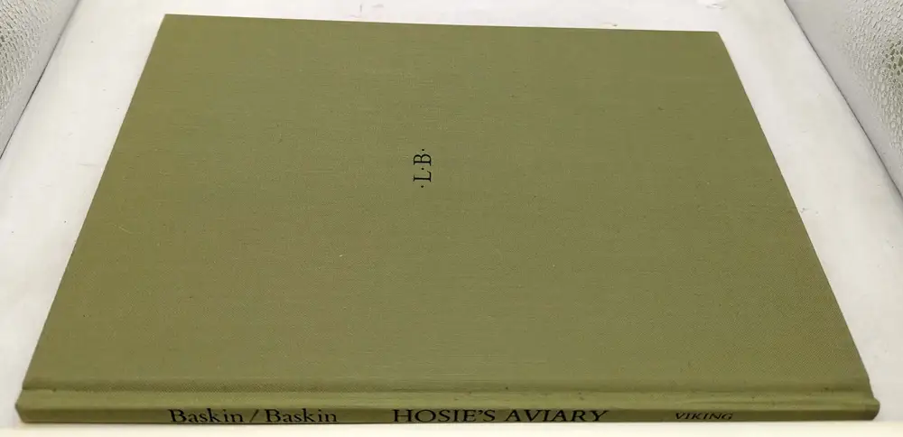 Hosie's Aviary - Leonard Baskin 1979 | 1st Edition Hosie's Aviary - Leonard Baskin 1979 | 1st Edition