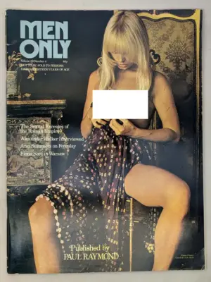 Men Only Vintage Adult Magazine - April 1974