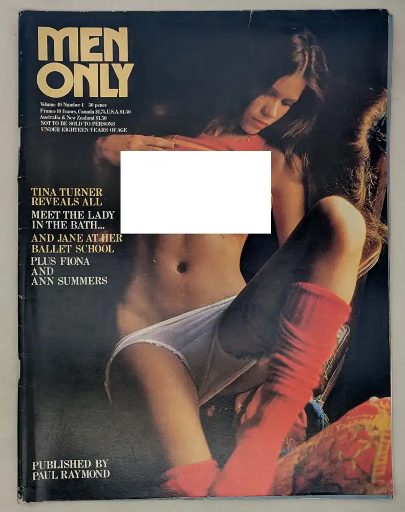 Men Only Vintage Adult Magazine - April 1975
