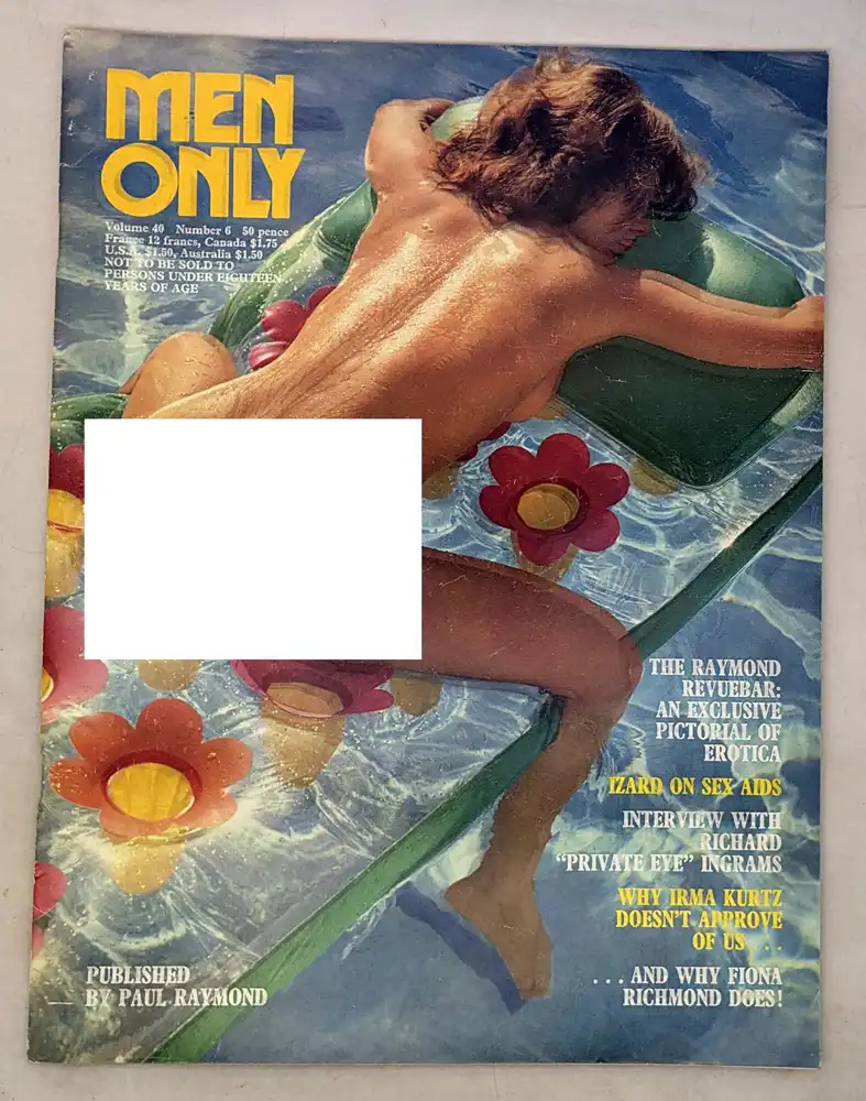 Men Only Vintage Adult Magazine - June 1975