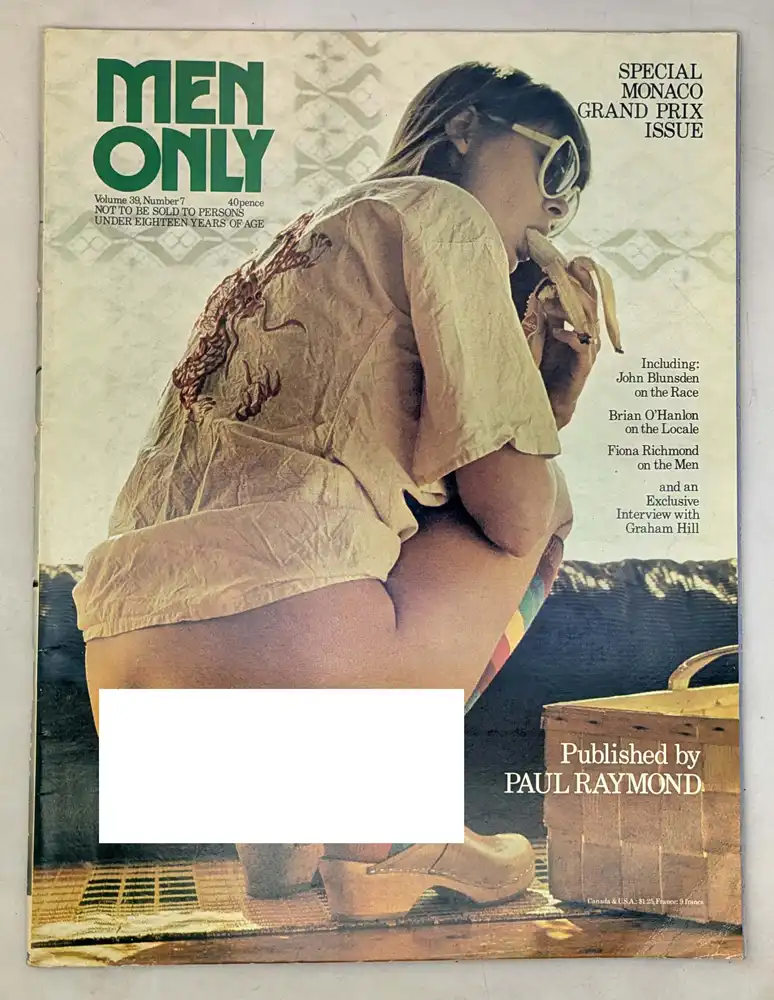 Men Only Vintage Adult Magazine - July 1974